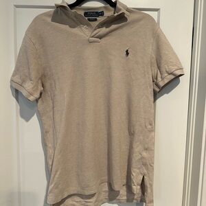 Polo by Ralph Lauren Men's Tan Polo Shirt
